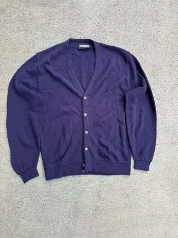90s 아크릴 가디건 usa제 퍼플
