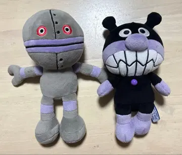 세균맨 다다단 봉제 인형 프리치이 비 2체 세트