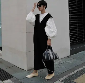 machatt 마차트 핀턱 볼륨 블라우스 화이트