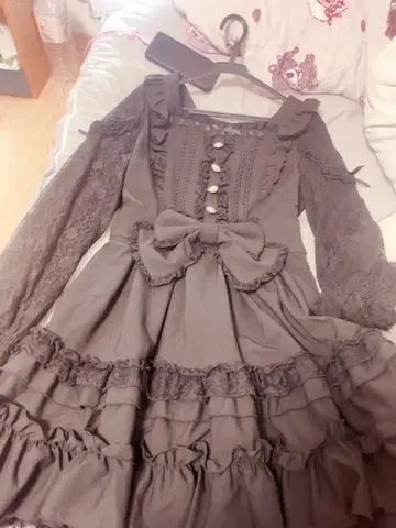 LIZ LISA 티아라 리본 티어드 원피스