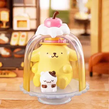 MINISO 산리오 컬러풀 후드 시리즈 폼폼푸딩 피규어
