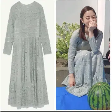 새상품급 CELFORD 셀포드 레이스 롱 원피스