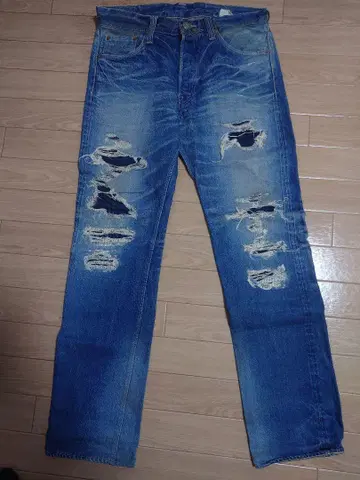 슈가케인 론스타 501 데미지 가공