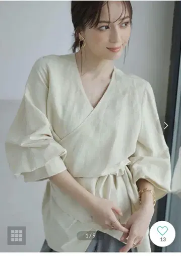 anuans 랩 스타일 블라우스