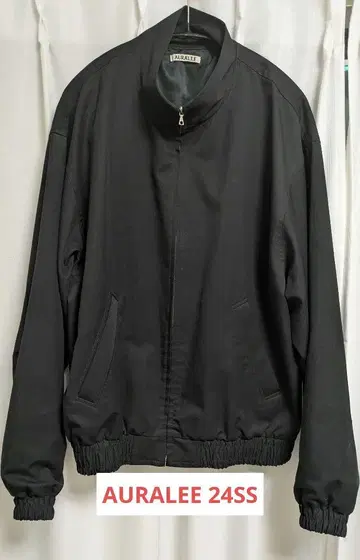 AURALEE FINX SILK CHAMBRAY BLOUSON