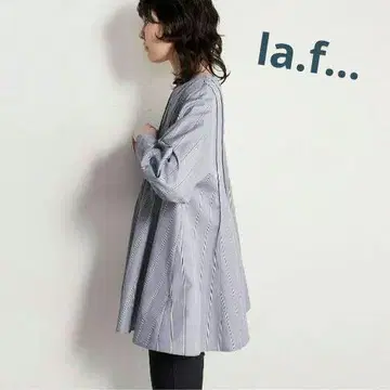 라에프 la.f - 페플럼 블라우스 세탁기 사용 가능 블루