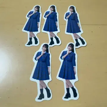 히나타자카46 신참자 스티커 5장 세트 낱개 판매 불가 쿠라모리 히나노
