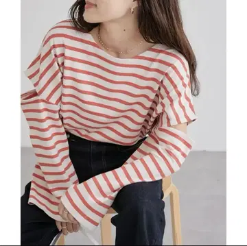 CIAOPANIC TYPY 컷 아웃 보더 티셔츠