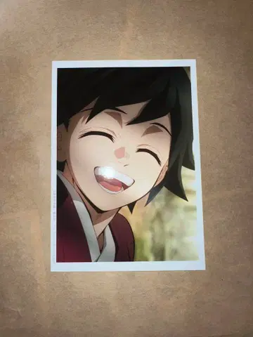 귀멸의 칼날 랜덤 브로마이드 복권 기둥 연습 유년기 토미오카 기유