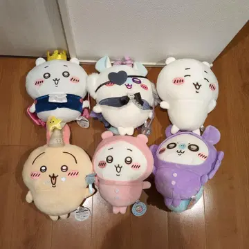 치이카와(먼작귀) big 봉제 인형 6체 세트