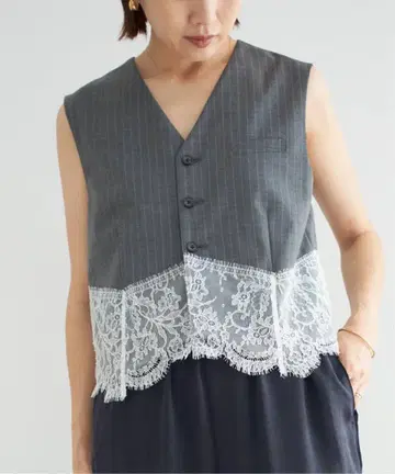 IENA 밑단 레이스 베스트