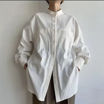 [ nokcha original ] jacquard round shirt