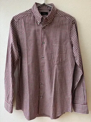 Paulsmith 폴스미스 긴팔 남성용 셔츠 빨간색 체크 플란넬 셔츠