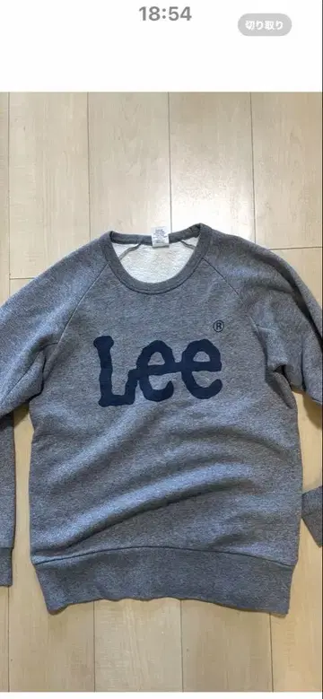Lee 로고 맨투맨