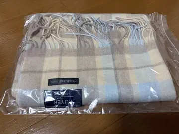 BUYER 캐시미어 100% 체크 머플러