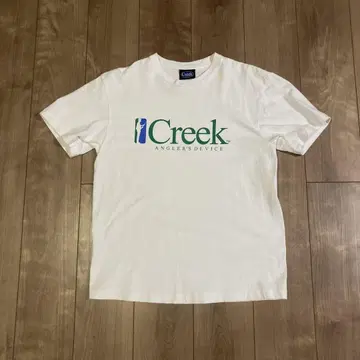 Creek Angler's Device 로고 T셔츠 화이트
