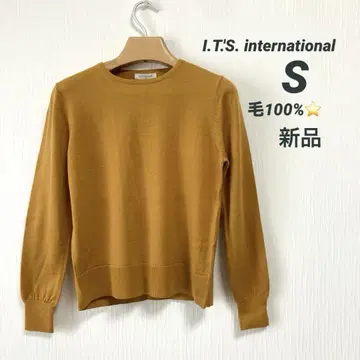새상품 I.T.'S. international 긴팔 니트 S 모 100