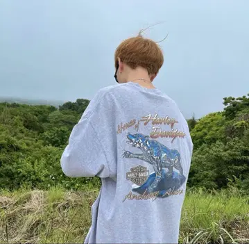 할리 T셔츠 구제 의류