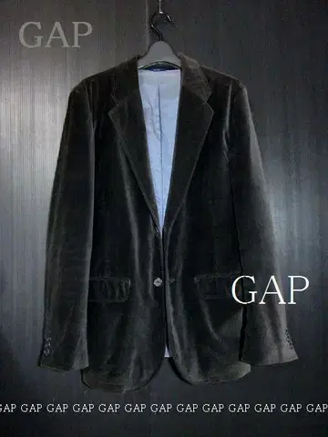 GAP: 벨벳 자켓 블랙/사이즈 M