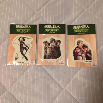 진격의 거인 클로스 스티커 3개 세트