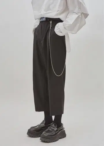 OPEN THE DOOR Wide Tuck Slacks
