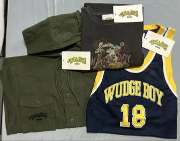 미사용 새상품 [ 3개 세트 / 낱개 판매 ] WudgeBoy 와지보이