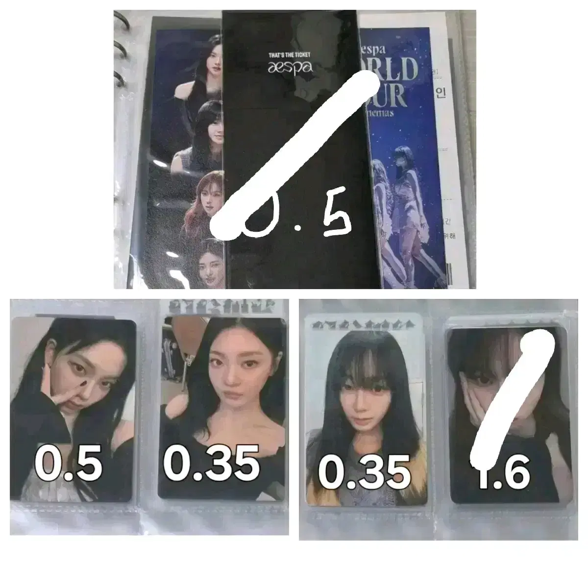 Aespa worldtour cinema ticket CGV TTT 1st 2nd poca