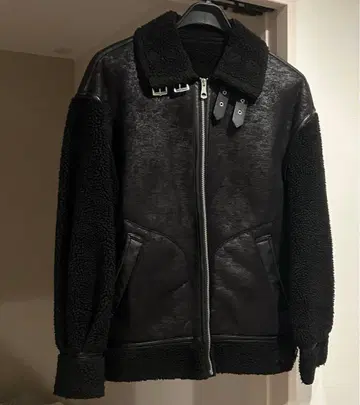 SLY 무스탕 코드 자켓 블루종