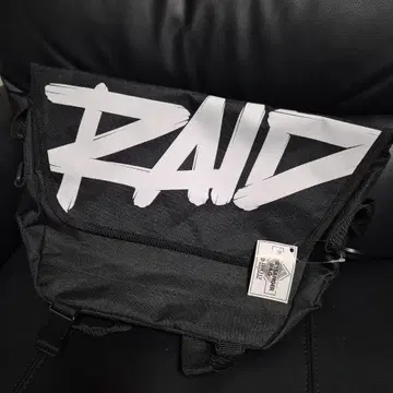 RAID 메신저 백 블랙 미사용 새상품 레어