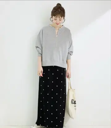 쭈리 하프 지퍼 풀오버