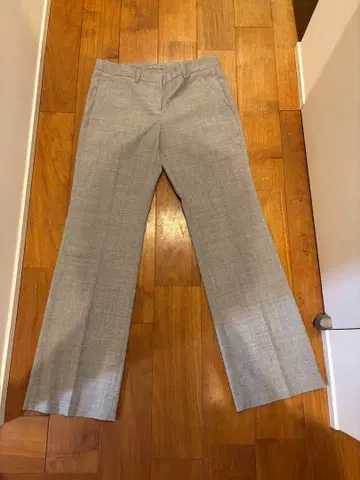 theory luxe 여성용 스트레이트 슬랙스 팬츠 그레이 38