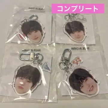 TREASURE 지훈 캡슐 토이 가챠가챠 얼굴 아크릴 키링 희로애락