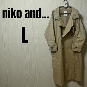 [ 미사용 새상품 ] nikoand - 샴브레이 스프링 코트