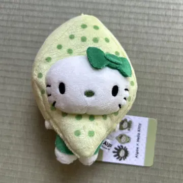 미사용 택 포함 오사카 만박 일본관 한정판 해초 키티 키링