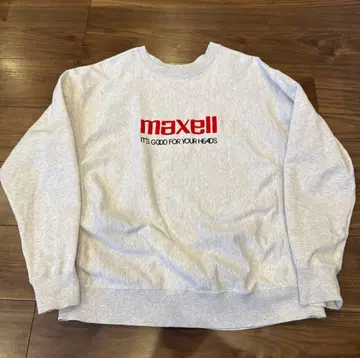 maxell 맨투맨 트레이닝복 그레이