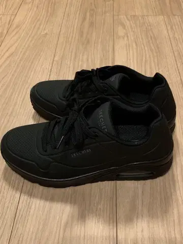 SKECHERS 블랙 워킹화 26cm