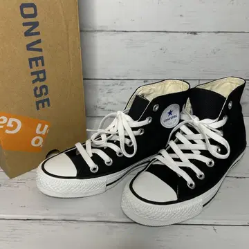 미사용 새상품 컨버스 converse 블랙 하이컷 스니커즈 22.5