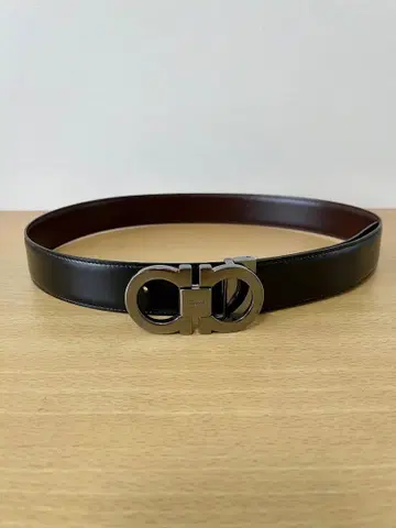 페라가모 더블 간치니 버클 블랙 벨트