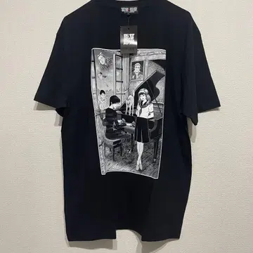 이토 준지 티셔츠 XL 블랙 미사용 새상품 하카바노가로