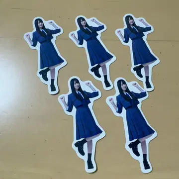 히나타자카46 신참자 스티커 5장 세트 낱개 판매 불가 사토 유우바