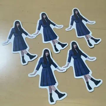 히나타자카46 신참자 스티커 5개 세트 낱개 판매 불가 사카이 니이나