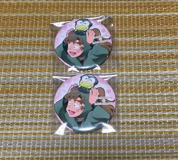 닌타마 란타로 산리오 amocafe 캔뱃지 젠포지 잇사쿠 2개 세트