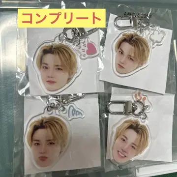 treasure 캡슐 토이 희로애락 도영 얼굴 아크릴 키링 컴플리트