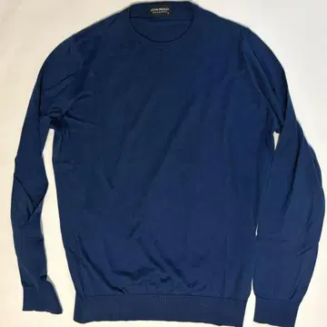 존스메들리 크루넥 니트 M 네이비 씨 아일랜드 코튼 100%