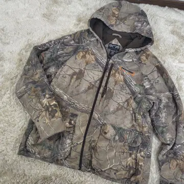 REALTREE 패딩 자켓 후디 빈티지 카모플라주