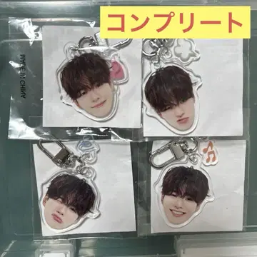 treasure 캡슐 토이 희로애락 재혁 얼굴 아크릴 키링 컴플리트