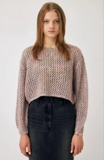 MOUSSY LUREX MESH 니트