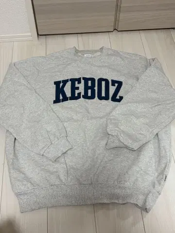KEBOZ 그레이 맨투맨 L 사이즈