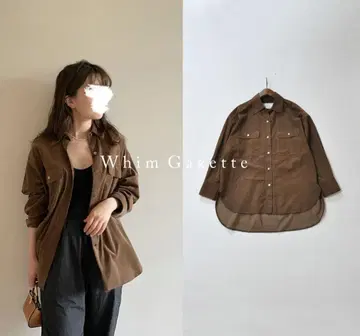 새상품급 Whim Gazette 윔 가젯 세밀 골 오버 셔츠