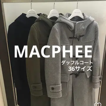 [새상품급] MACPHEE 맥피 그레이 더플 코트 M 사이즈